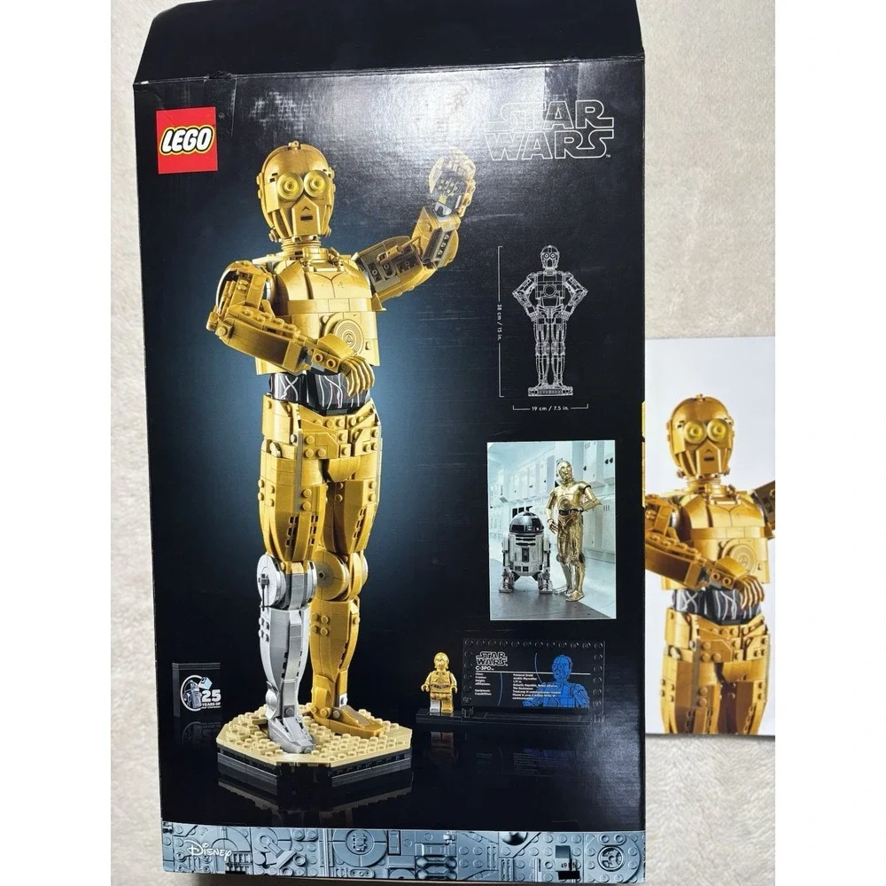 Lego Star Wars C-3PO EMPTY BOX and MANUAL ONLY 75398 No Lego Pieces - Picture 4 of 9
